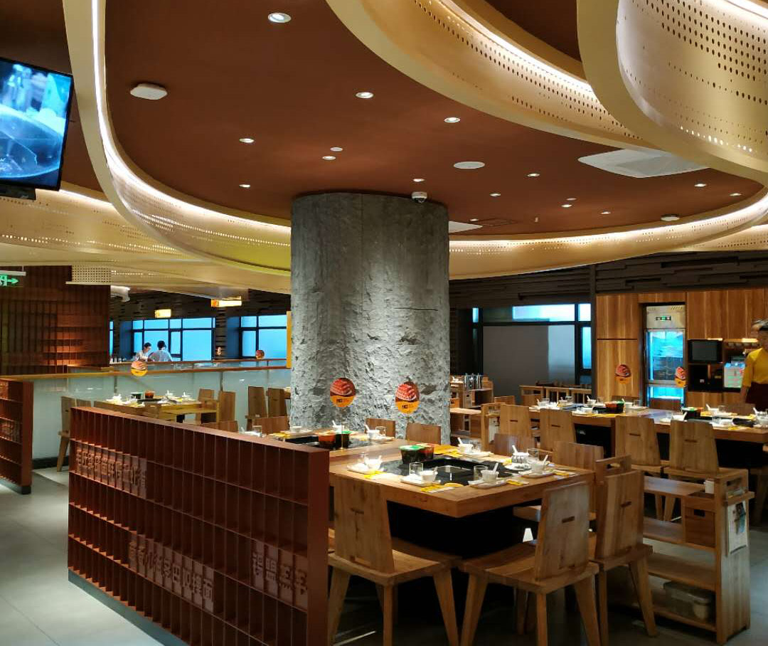 鹤壁市淇滨区巴奴毛肚火锅万达广场店空调安装工程